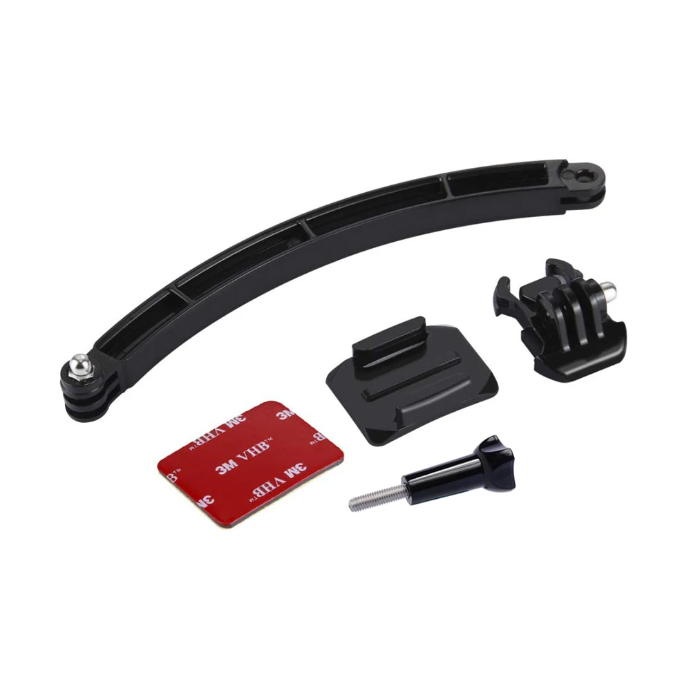 

Helmet Extension Arm Mount Kit for GoPro Hero 11 10 9 8 7 6 5 Xiaomi Yi Sjcam Eken DJI Go Pro Action Camera Accessory