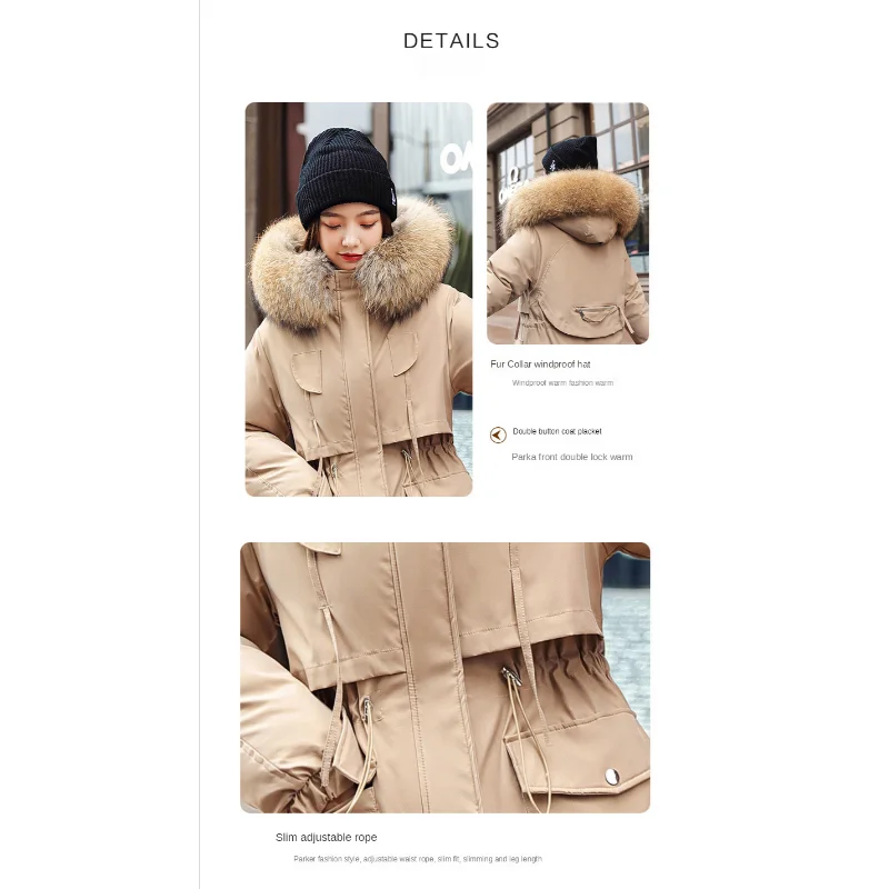 Women's Thickened Loose Winter Jacket Women's Warm Long Padded Clothes Large Size Women's Padded Clothes 2022 Autumn Winter New