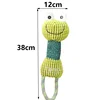 Pet Dog Cleaning Teeth Squeaky Interactive Cartoon Animal Cute Shaped Dog Chewing Toy Pet Training Products Puppy Plush Rope Toy 6