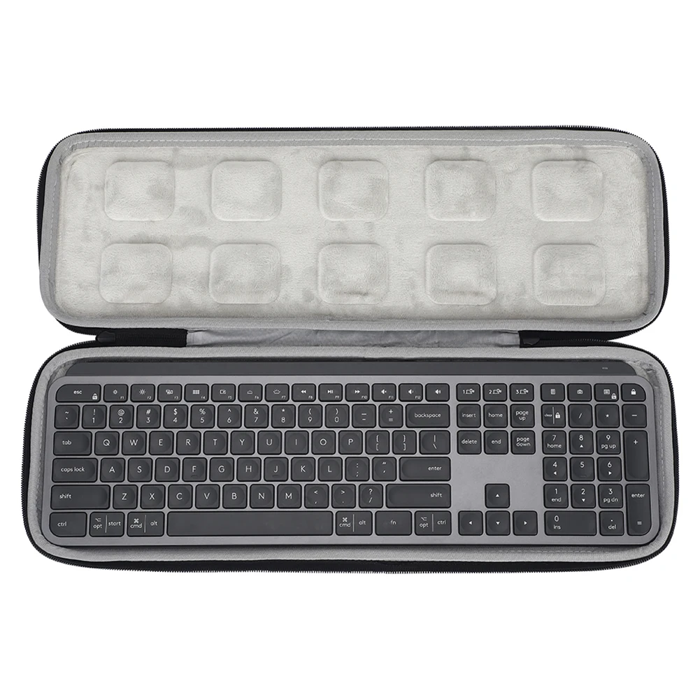 

Hard EVA Protective Bag Keyboard Storage Carry Case Waterproof Cases For Logitech MX Keys Advanced Wireless Illuminated Keyboard