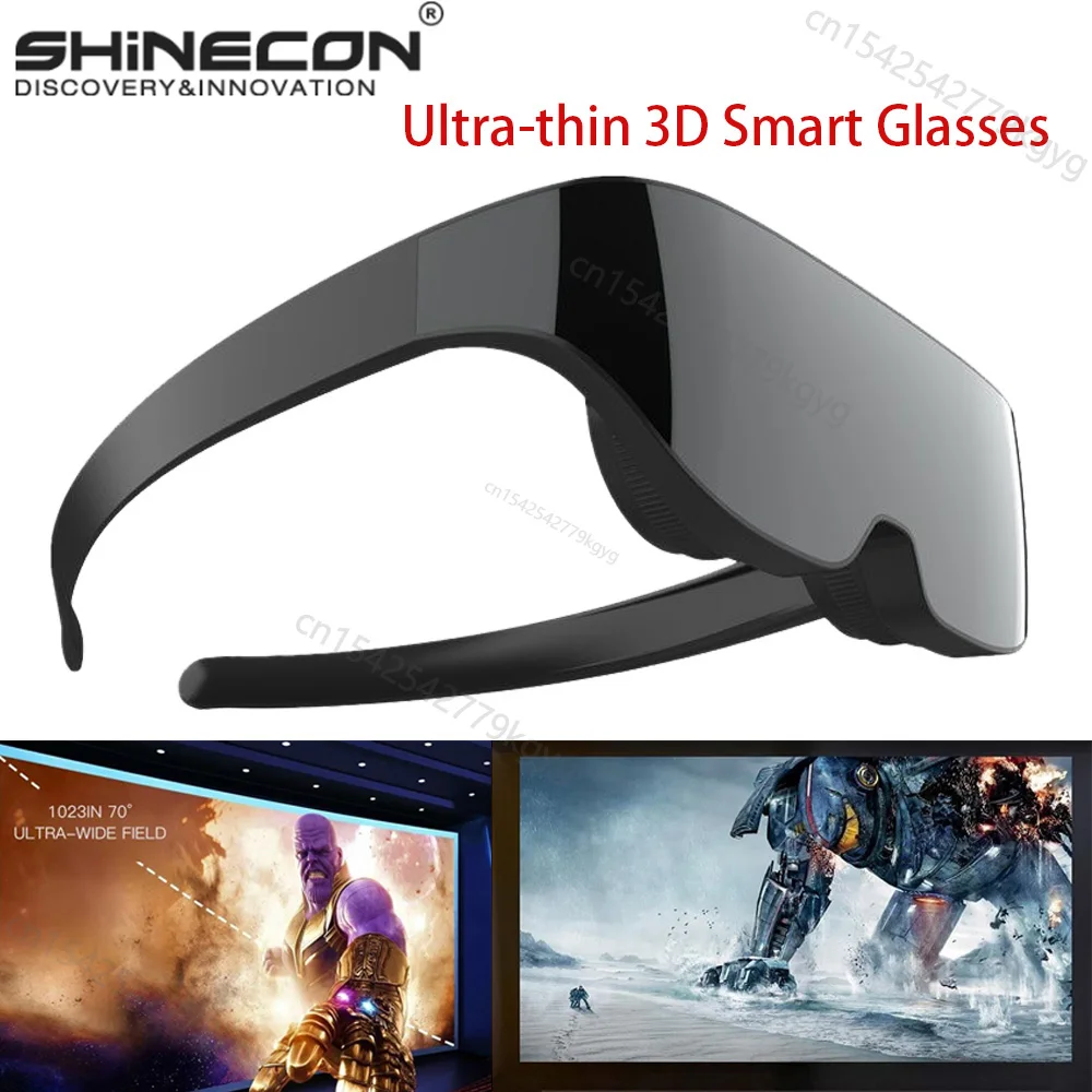 

SHINECON VR AI08 Ultra-thin 3D Smart Glasses HD Headset VR Glasses-Giant Screen IMAX Ultra-Wide Field 3D Cinema High-Definition
