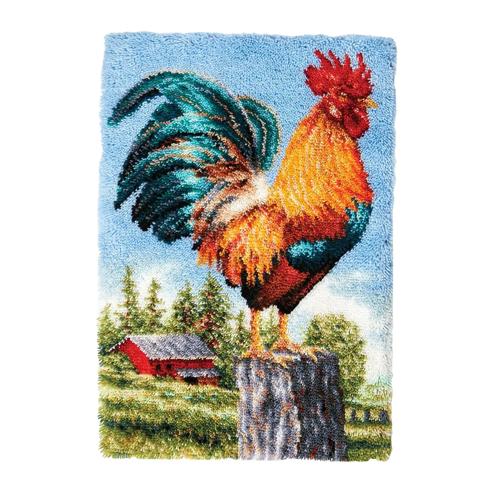 

Набор крючков с защелкой, набор ковровых покрытий с рисунком животных, наборы пряжи для вязания «сделай сам», незаконченная вышивка, ковров...