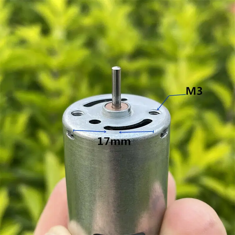 RK-370PH-5031 DC 3V ~ 7 4 V 32000RPM высокоскоростная Мощность Mini 24 мм электродвигатель для