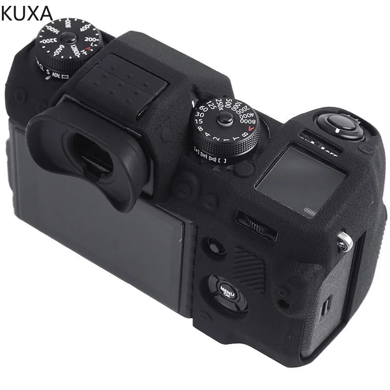 Фото KUXA для Fujifilm X-H1 XH1: Высококачественный силиконовый и пластиковый защитный мягкий чехол (Аксессуары для камер) №4