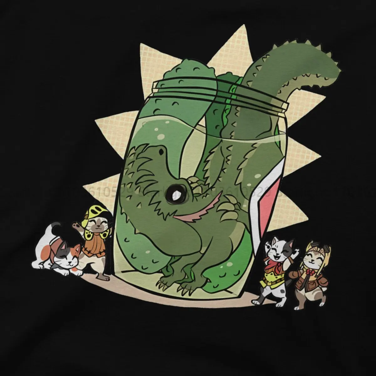 Новейшая футболка Monster World Hunter для мужчин с круглым вырезом отличительный подарок