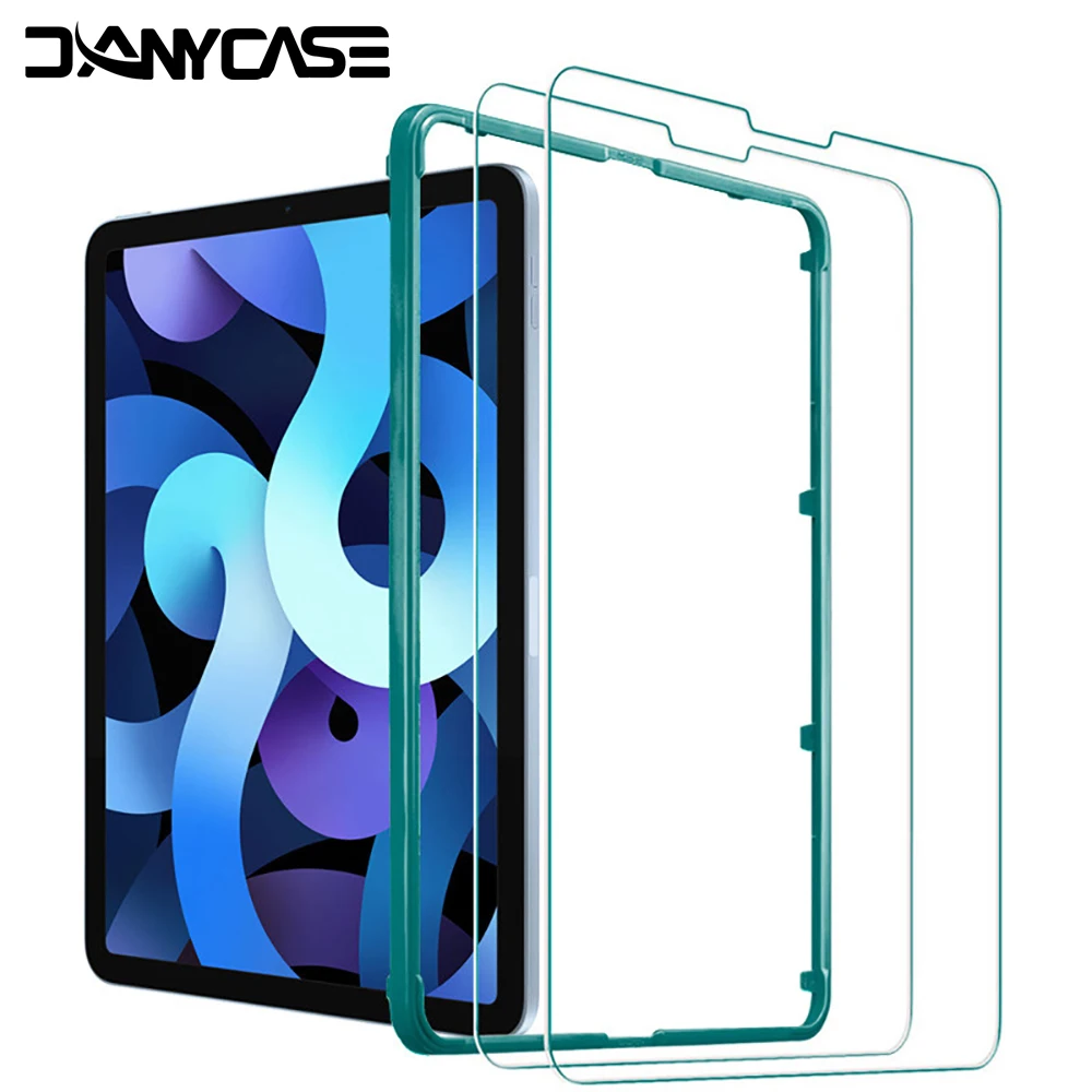 

2 шт. закаленное стекло для iPad Air 4 10,9 2020 защита для экрана для iPad Pro 11 2021 9,7 10,2 7 8 поколения 10,5 Mini 123 45