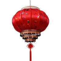 sheepskin lantern ornament outdoor balcony ceiling new door red wedding rotating led gd