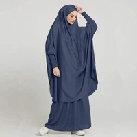 eid hooded muslim women hijab dress full cover prayer garment jilbab abaya long khimar gown abayas sets islamic clothes niqab