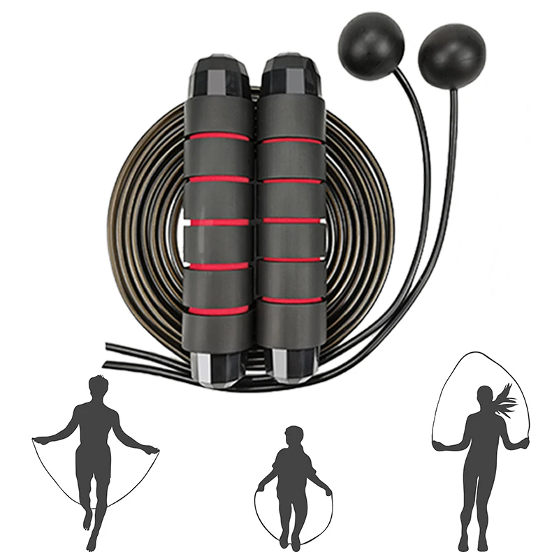 

Adjustable Wire Rope Skipping Exercise With Foam Handle Suitable for Everyone's Fitness Family Exercise Slim Figure