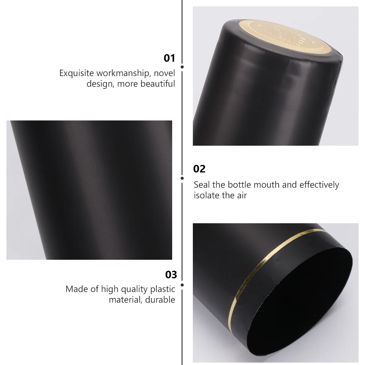 50 шт. бутылки красные колпачки рукава термоусадочные уплотнительные капсулы