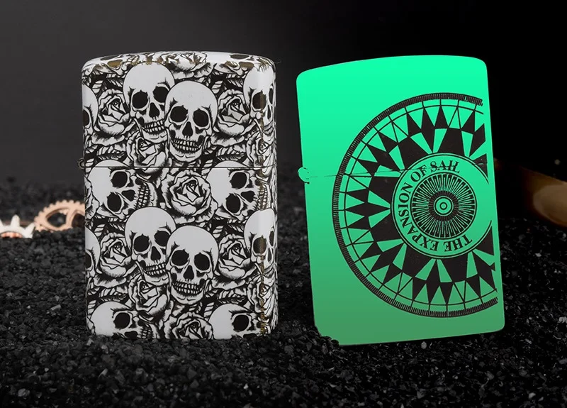 

Cool lighters fashion trend luminous series kerosene windproof lighters gifts cigarette accessories men's gadgets