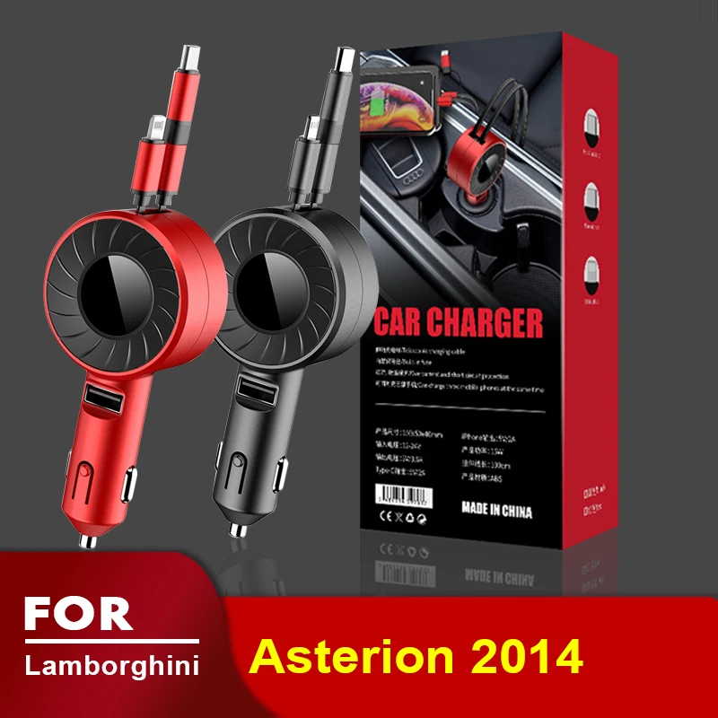 

USB Type C Car Charger for iPhone Android HUAWEI HONOR Xiaomi POCO Redmi Samsung Galaxy Realme UMIDIGI for Lamborghini Asterion