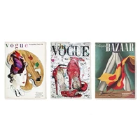 The New Yorker Vogue Magazine Covers Posters Canvas Wall Art Print Pink Modern Interior Pastel Color Decor