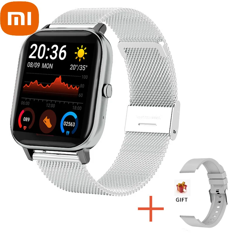 

XIAOMI IP67 Waterproof Smart Watch Women Lovely Bracelet Heart Rate Monitor Sleep Monitoring Smartwatch Connect IOS Android