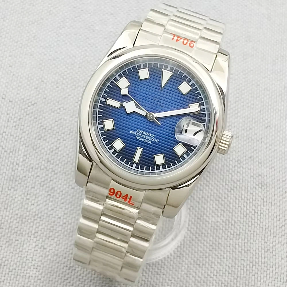 Автоматические механические часы DEBERT 36 мм/39 мм японский механизм NH35 сапфировое