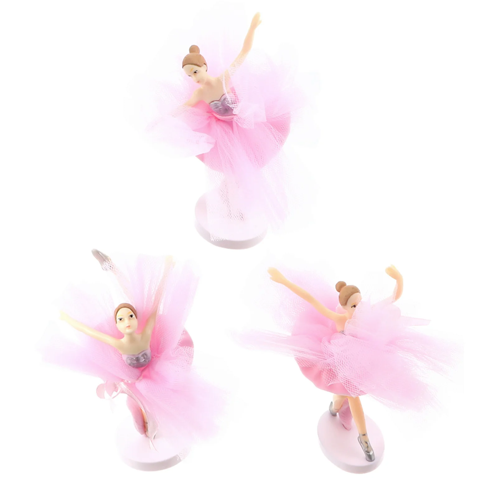 

Ballet Cupcake Figurine Cake Statue Figurines Girl Toppers Sculpture Topper Ornaments Dancer Decor Dancing Partycollectible