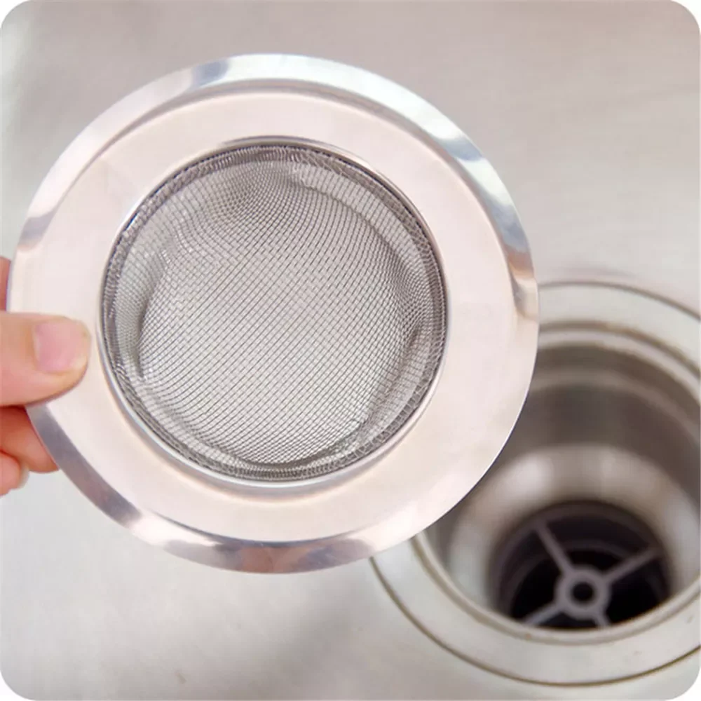 

Kitchen Sink Filter Mesh Metal Floor Drain Net Food Slag Stopper Plug Shower Bathtub Hair Catcher Deodorant Drainer Cleaner Tool