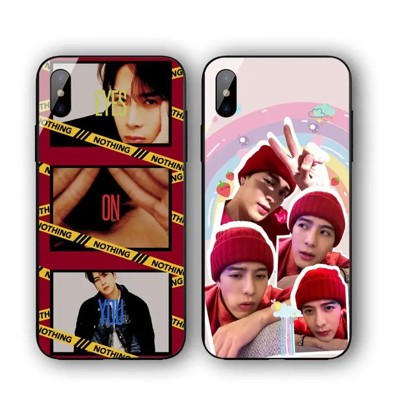 

Team Wang Jackson GOT7 Phone Case For Iphone 11 12 13 14 Pro Max 7 8 Plus X Xr Xs Max Se2020 Tempered Glass Cove
