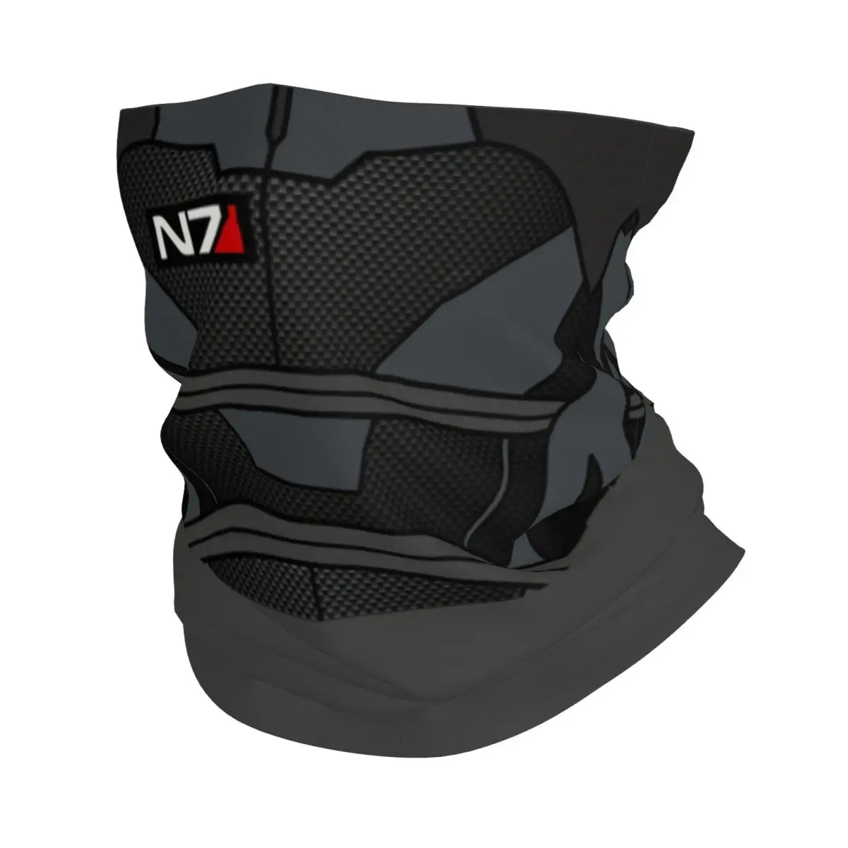 

Mass Effect N7 Armor Bandana Neck Gaiter for Ski Running Women Men Wrap Scarf Alliance Military Video Game Headband Warmer