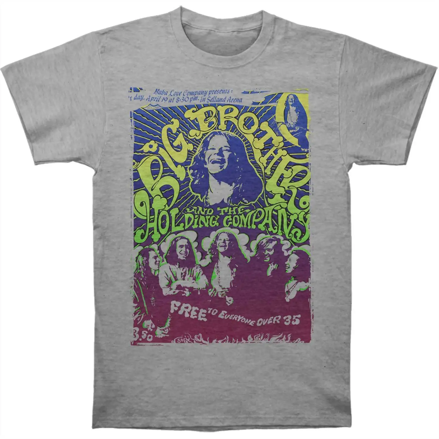 Винтажная облегающая футболка с изображением старшего брата и холдинской