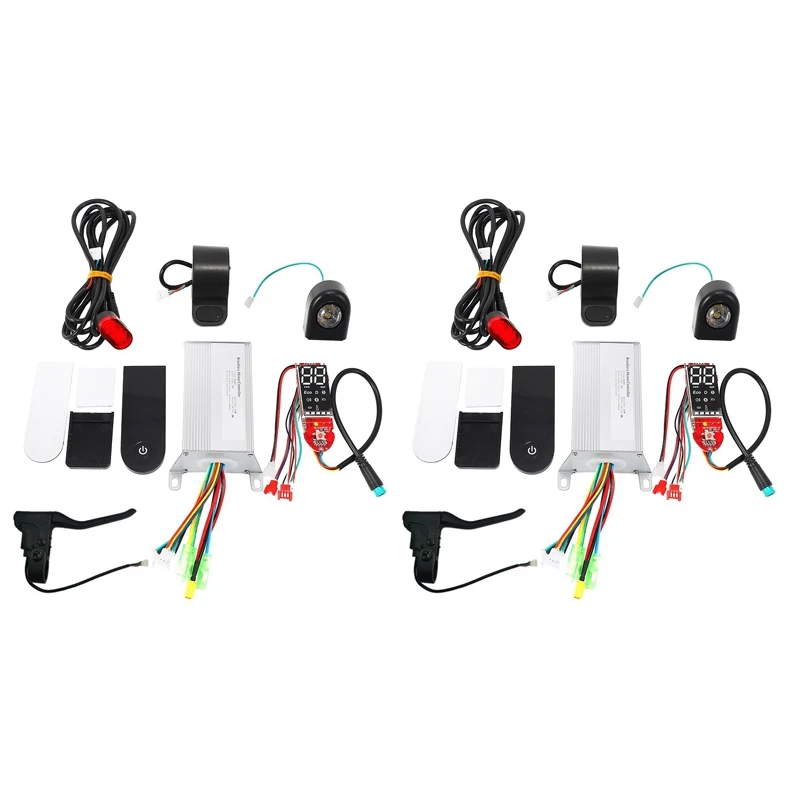 

2X Scooter Controller Board Motherboard 350W 36V For Xiaomi M365 M365 Pro Control Brakes And Displays