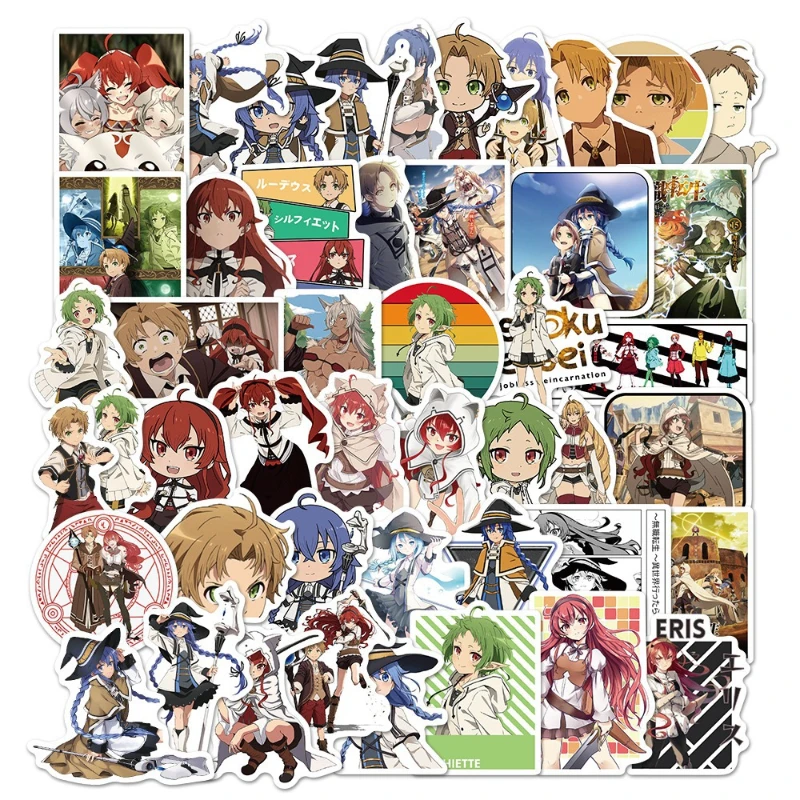 50/30/10 шт. Rudius Greyrat Eisha Cecilie популярное аниме персонализированное наклейка на