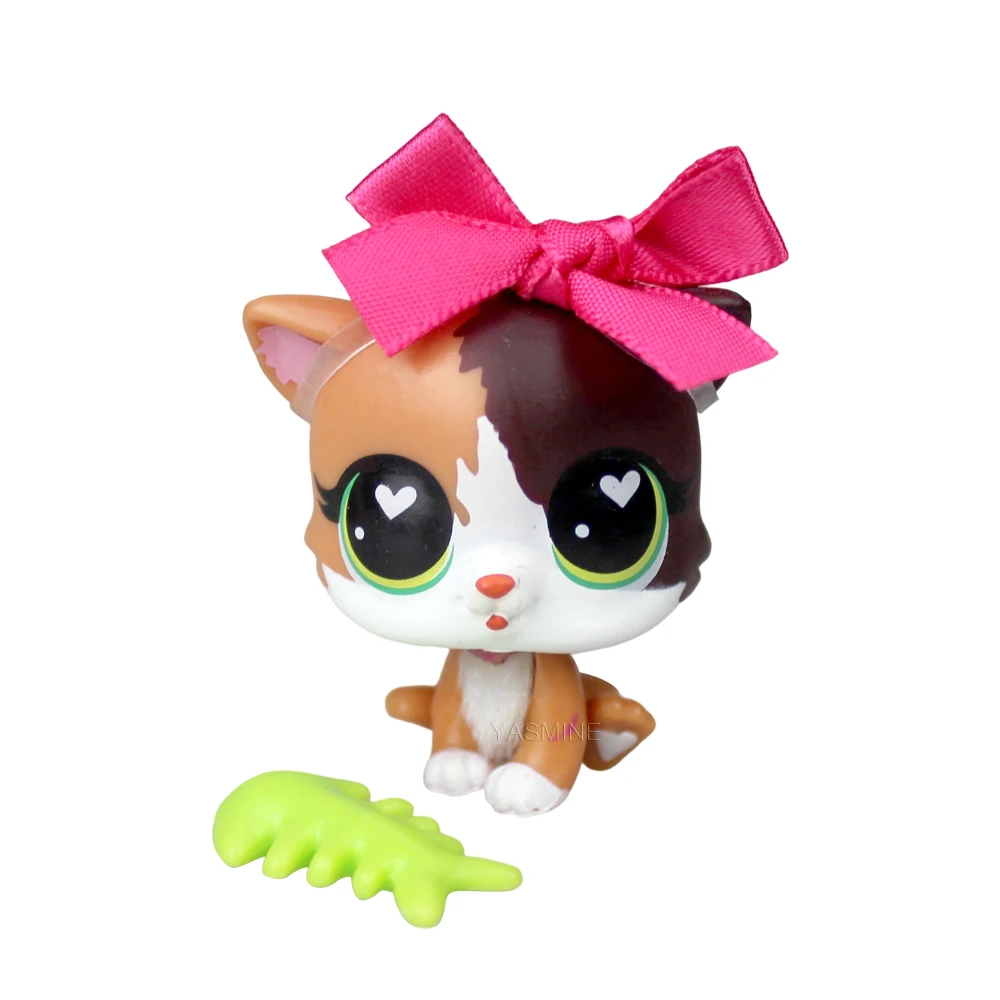 

YASMINE Pet Shop Brown Cat Kitren Kitty Collie Dog lps 339B