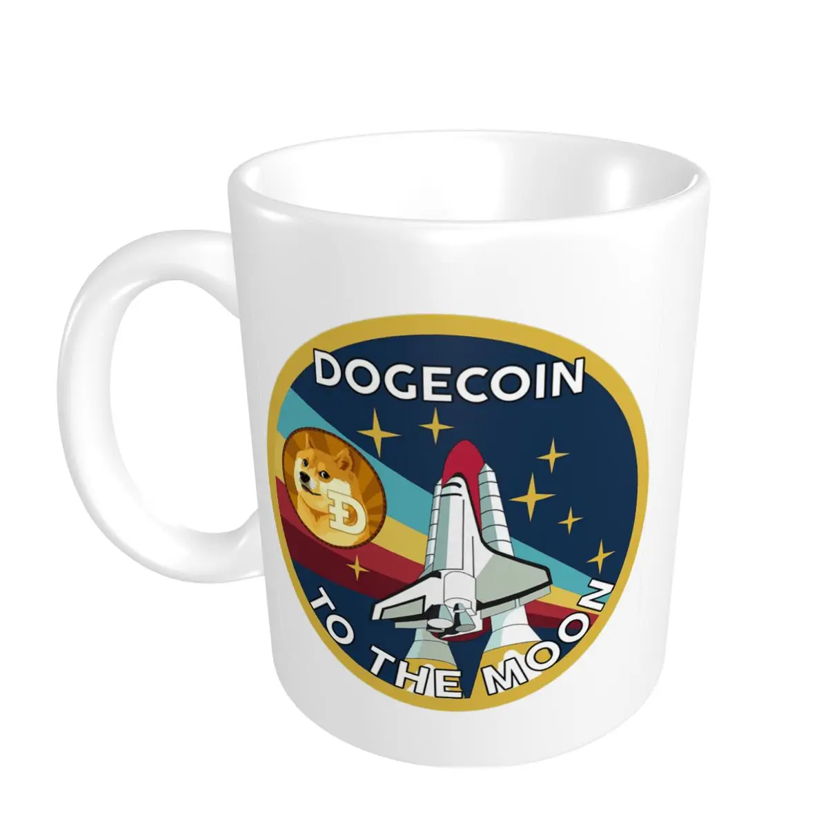 

Promo Funny Graphic Dogecoin Dogecoin To The Moon Dogecoin Mugs Humor Graphic R376 CUPS Print coffee cups