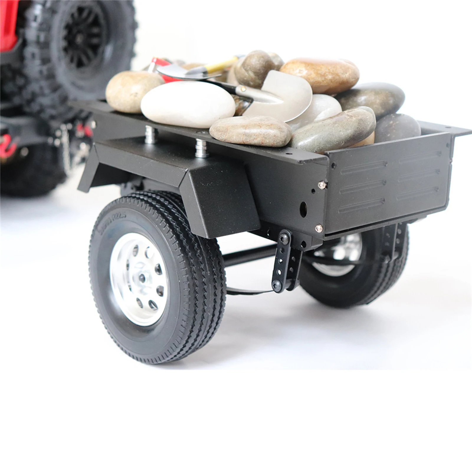 

RC Engineering Vehicle Leaf Spring Trailer for Car Axial SCX10 90046 Traxxas TRX4 TRX6 Tamiya Redcat for Kids Present