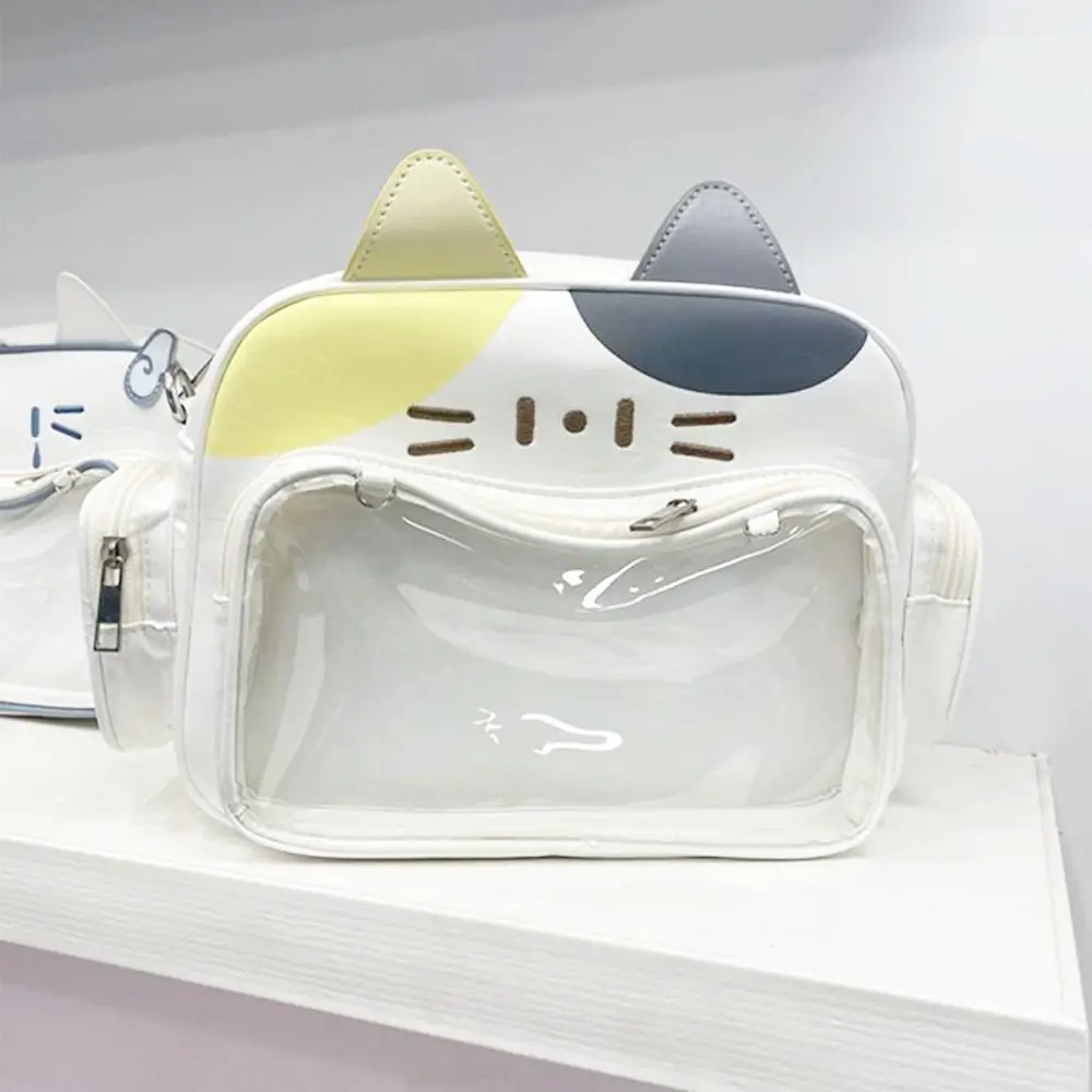 Jk Style Lolita Cat Harajuku Сумка Через Плечо Женская Просторная Студенческая Кожаная Для