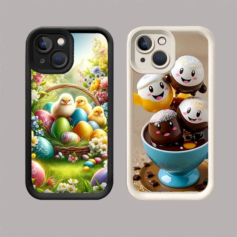 WRB-22 религиозный пасхальный белый ступенчатый чехол из ТПУ для Huawei Pura 70 mate 50 P60 40 nova