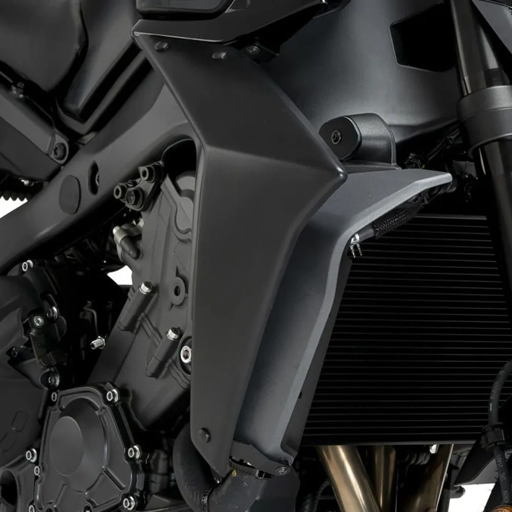 Фото Для мотоциклов YAMAHA MT-09 MT09 SP MT 09 Y-AMT 2024-2025: Аэродинамические боковые спойлеры (алероны) для нейкед-моделей, дефлекторы крыльев №2