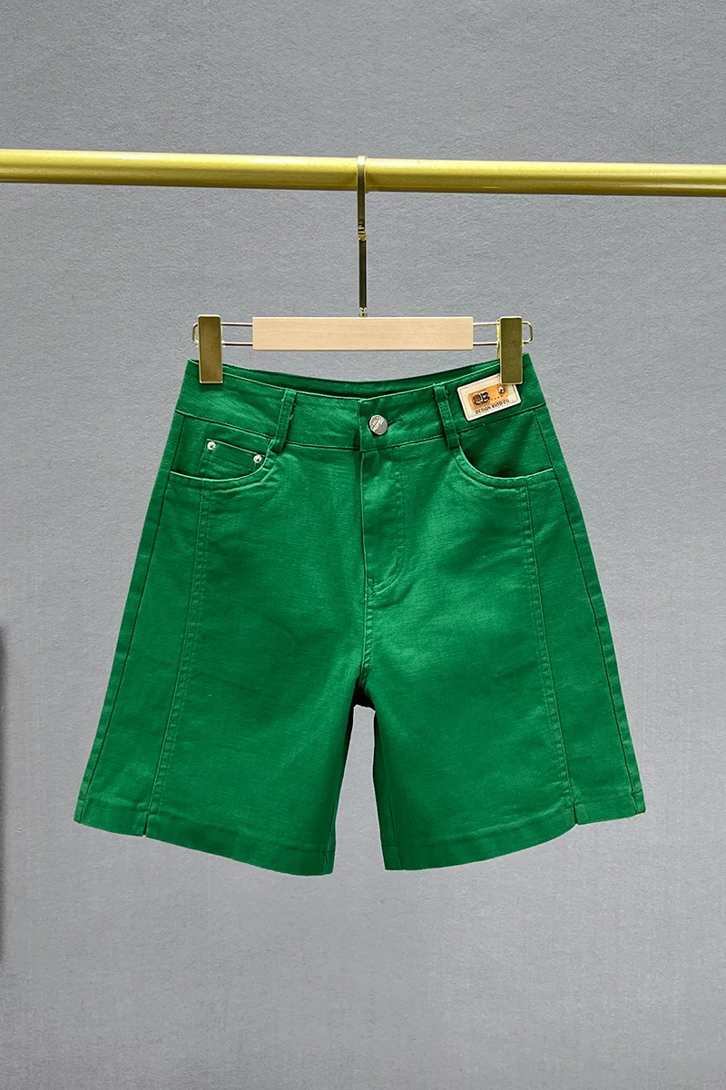 Casual Denim Shorts Women's Shorts 2023 New Summer Stretch High Waist Loose Slimming Versatile Shorts Fashion Thin Short Pants