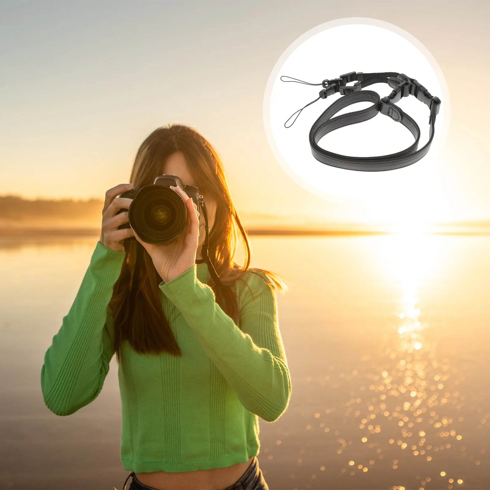 

Adjustable Camera Strap SLR Camera Shoulder Strap Neck Strap For Photographers
