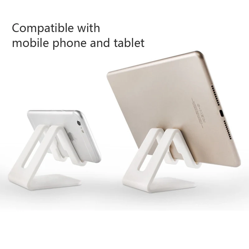Desk Cell Phone Holder Triangle Mobile Tablet Stand Universal Plastic Desktop Support Telephone For Iphone Xiaomi IPad Bracket