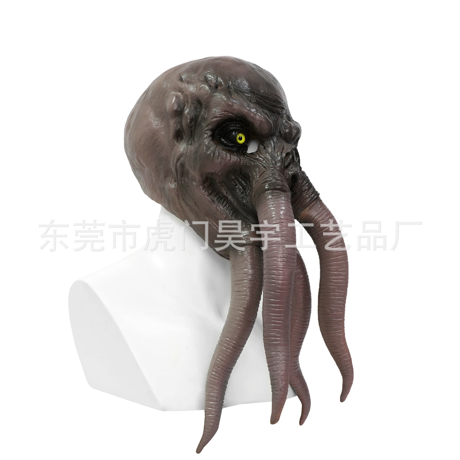 Игра Baldur's Gate Illithid латексная маска раздуманная голова Хэллоуин косплей