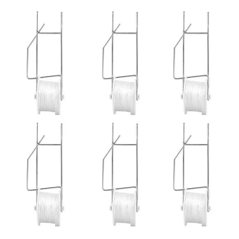 

6/10Pcs Plant Roller Hook Tomato Trellis Roller Hooks Tomato Support Hooks Hooks For Tomato Plant Greenhouse Flower Vine