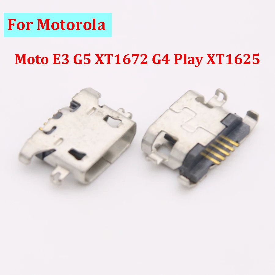 100-500 шт./партия USB-разъём для зарядки Motorola Moto E3 G5 G4 Play XT1672 1671 1676 XT1625