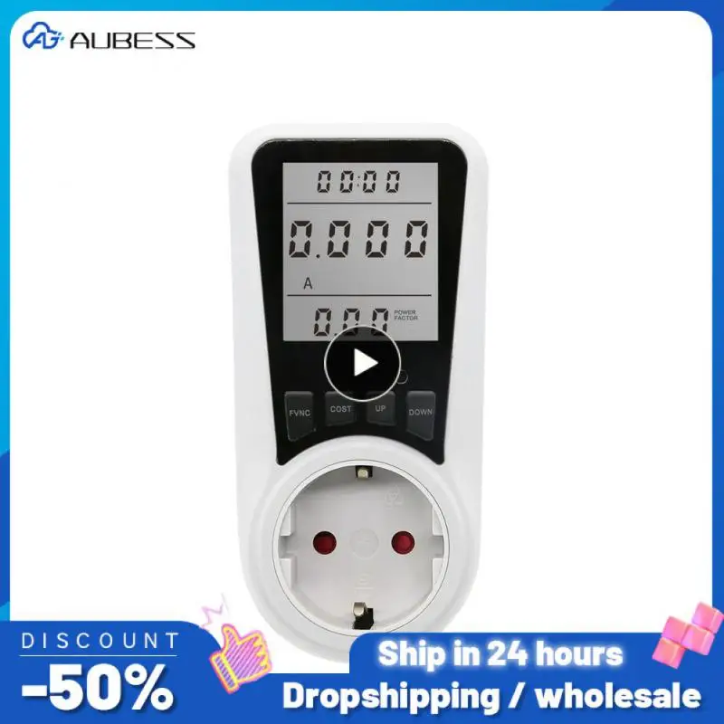 

Electricy Consumption Meter Socket Wattage Kwh Energy Meter Eu Uk Us Fr Br Au Power Meter 16a Digital Wattmeter Samrt Home