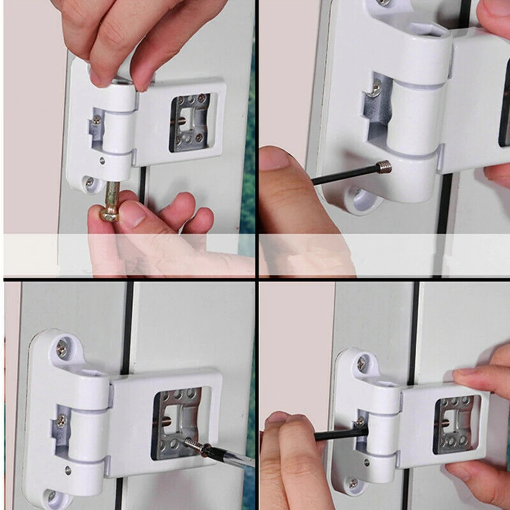 

Plastic Steel Plus Heavy Door Hinge Inside And Outside Flat Open Balcony Door Hinge Three Hole Adjustable Door And Window Hinge