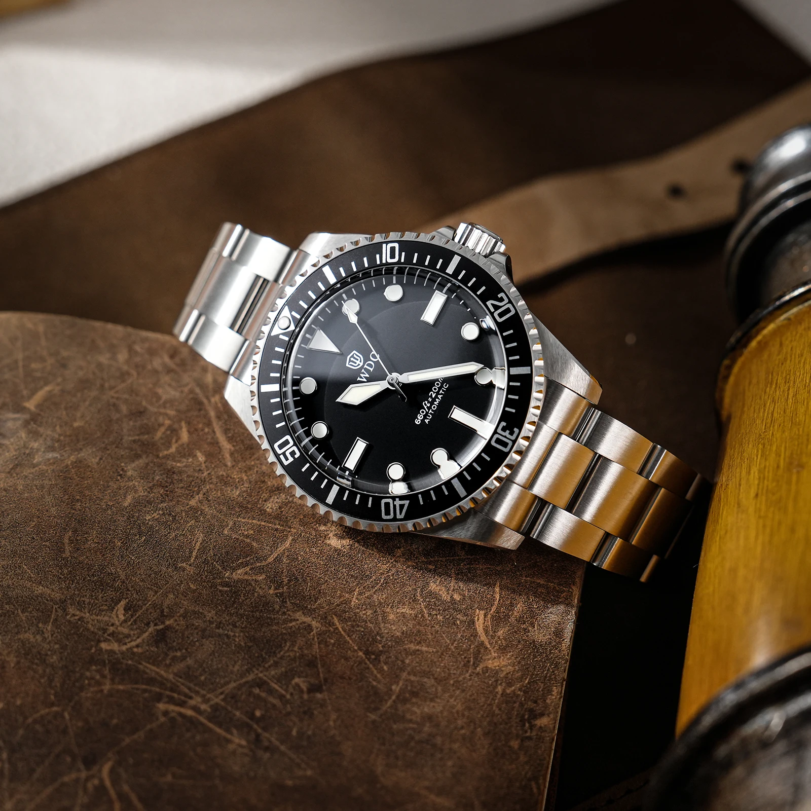 Фото Часы для дайвинга Watchdives WD5513B PT5000 с автоматическим механизмом, сапфировым стеклом, алюминиевым безелем, суперлюминесцентным покрытием и водонепроницаемостью до 200 м. №5