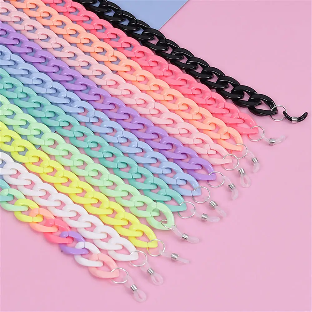 

Acrylic Glasses Chain Sunglasses Women Designer Strap Hang Spectacle Cord Holder Anti-skid Reading Glasses Lanyards Neck Strap