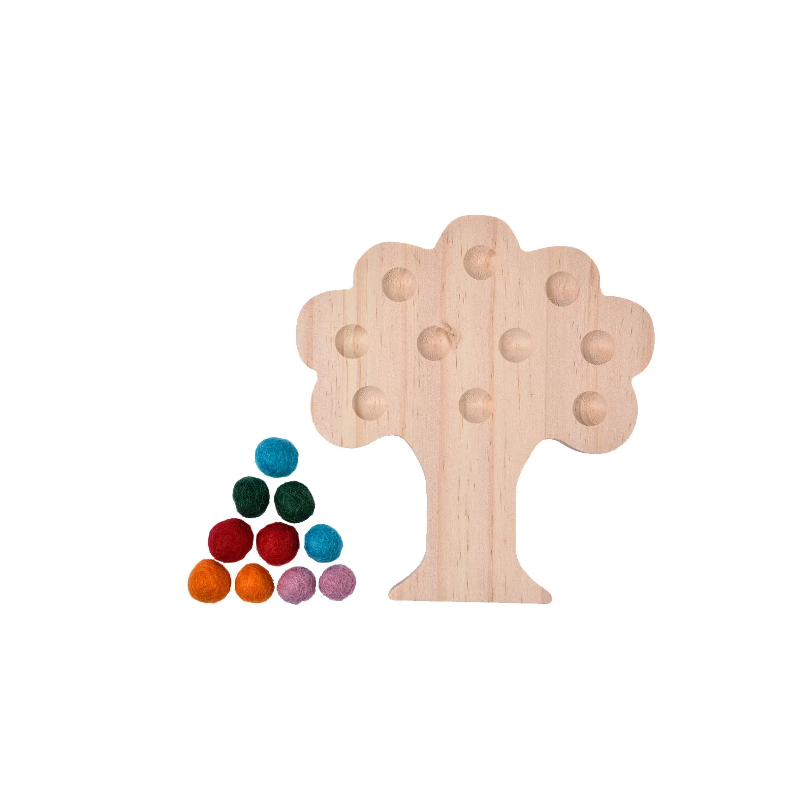 

Wooden Board Counting Game Math Counting Game With Plush Beads Fine Motor Skill Montessori Toys For Toddlers Educational Color