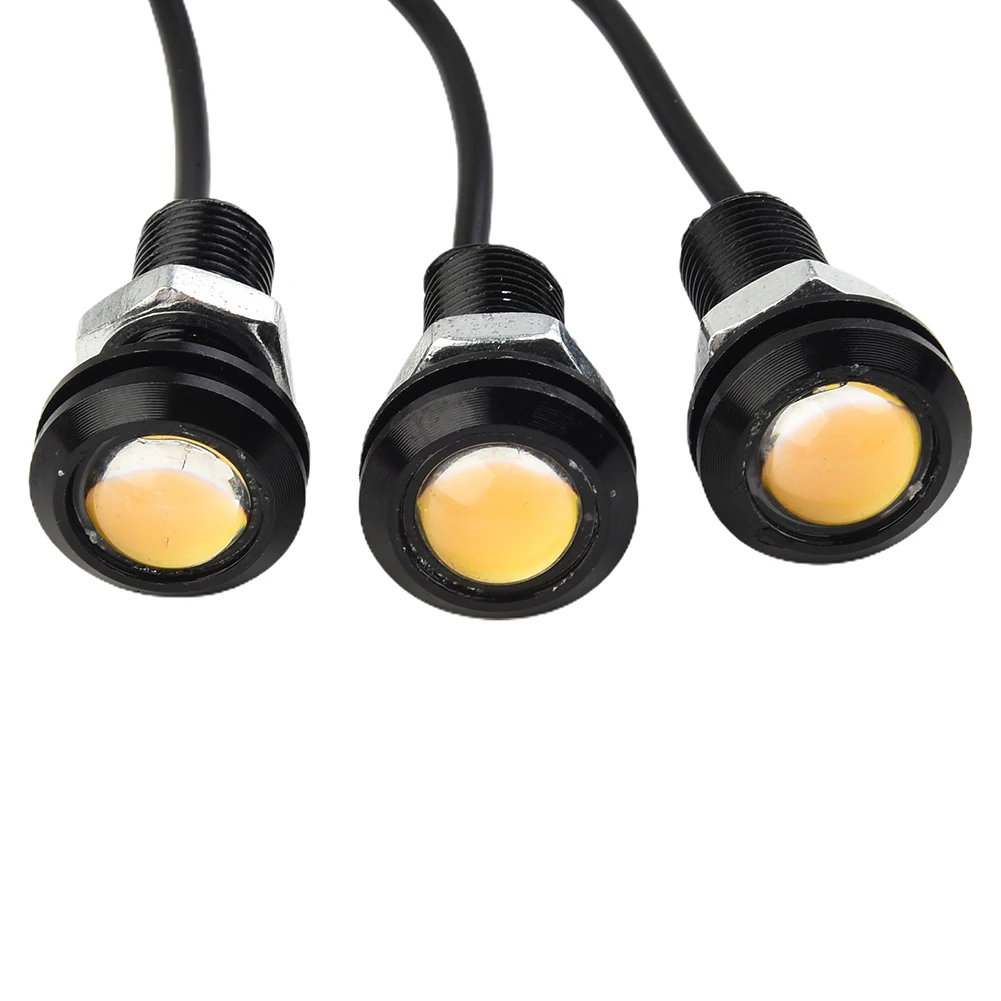 

3pcs 12V Amber LED Car Work Light Grille Lights Offroad Truck Grade For Ford F-150 Raptor Grille Style Light Kit
