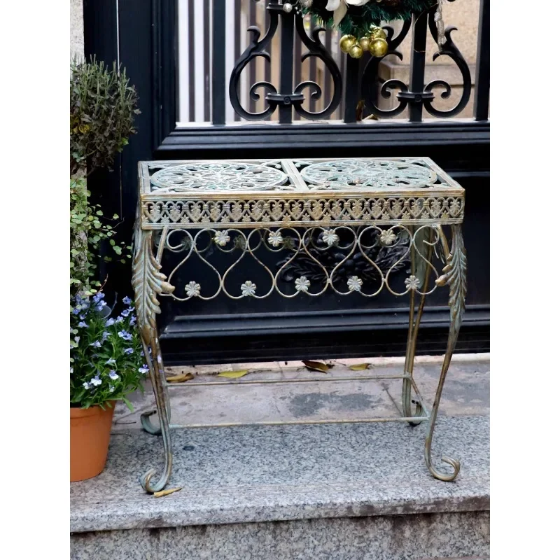 Вертикальная подставка для цветов вертикальная в стиле ретро Чугунный Стол