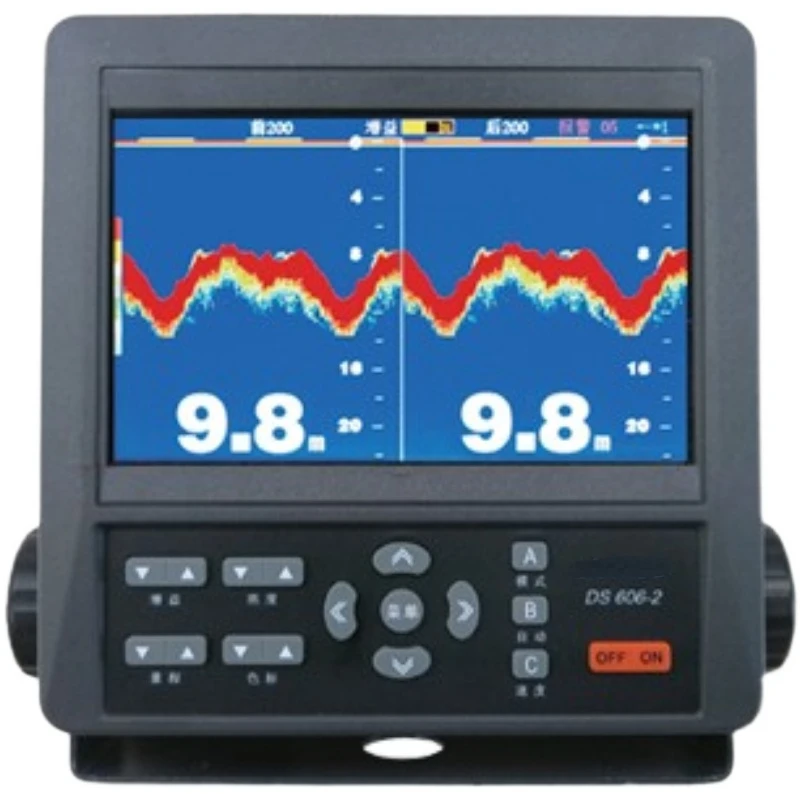 DS606-2 морской глубинный эхолот с двумя зондами