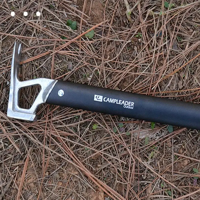 

Tent Hammer With Nail Puller Camping Portable Tent Hammer Tent Pile Remover Stainless Steel Hammer Head For Camping Supplies
