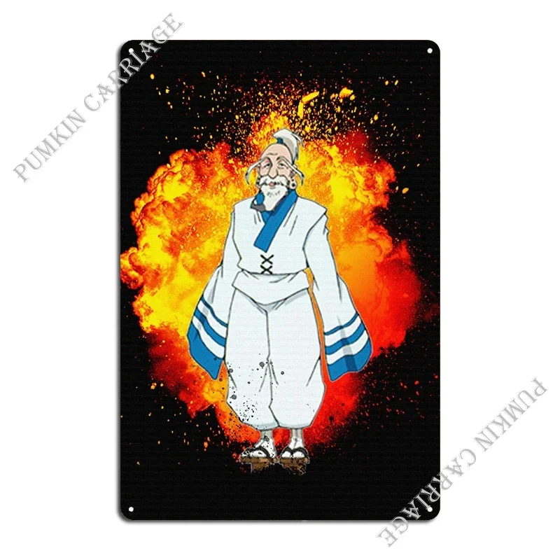 Плакат с металлической табличкой Netero Issac винтажная настенная роспись для