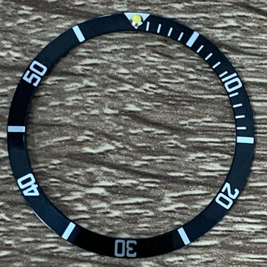 36.5MM Watch Bezel Inset Accessory Digital Aluminium Sloping Bezel Opening 36.5MM Outer Diameter 30.7MM Inner Diameter