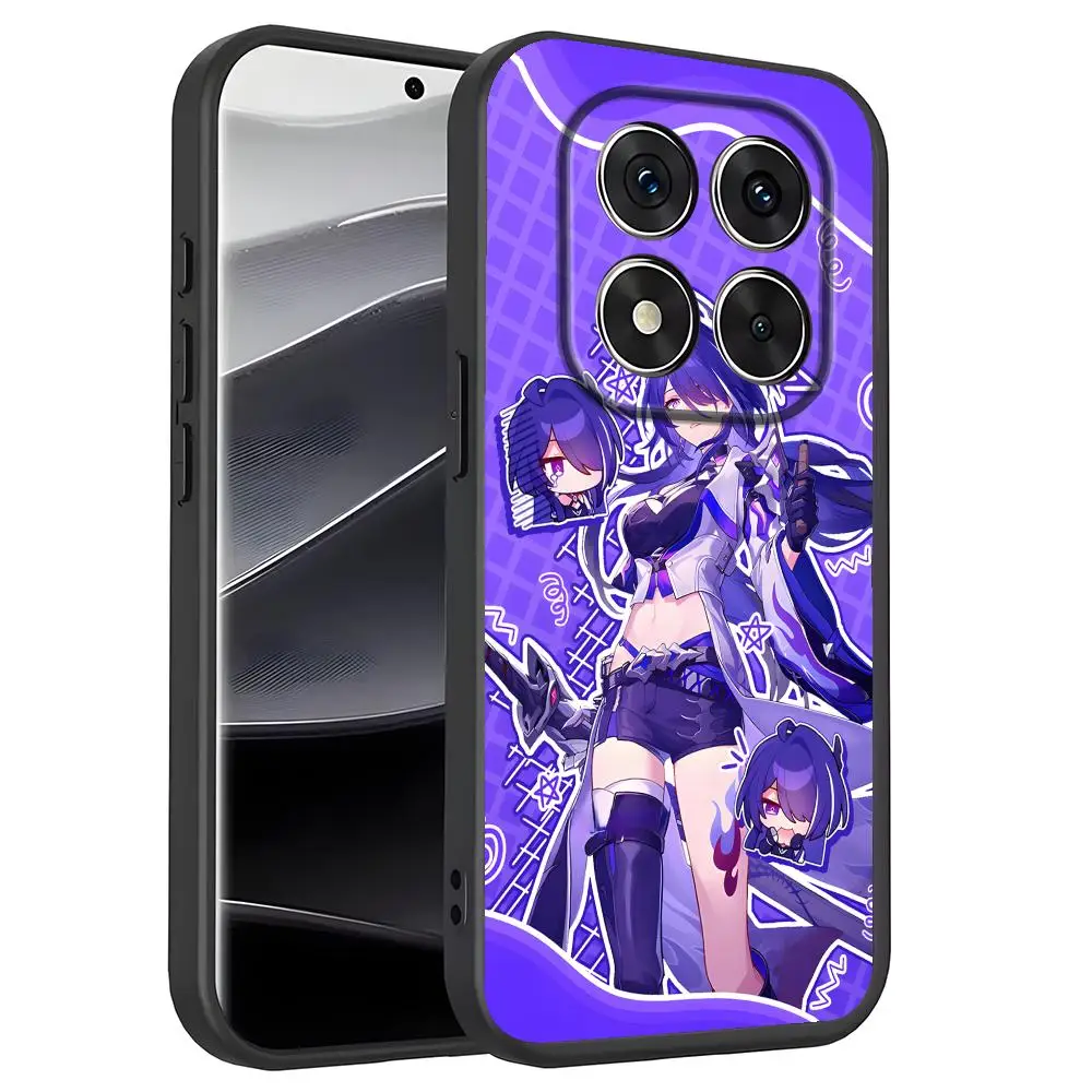 Фото Чехол для телефона Honkai Star Rail Seele, мягкий черный чехол для телефона Redmi Note15 11 12 13 14Pro Plus S 5G 14C A3 №4